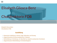 Tablet Screenshot of gliosca-benz.de